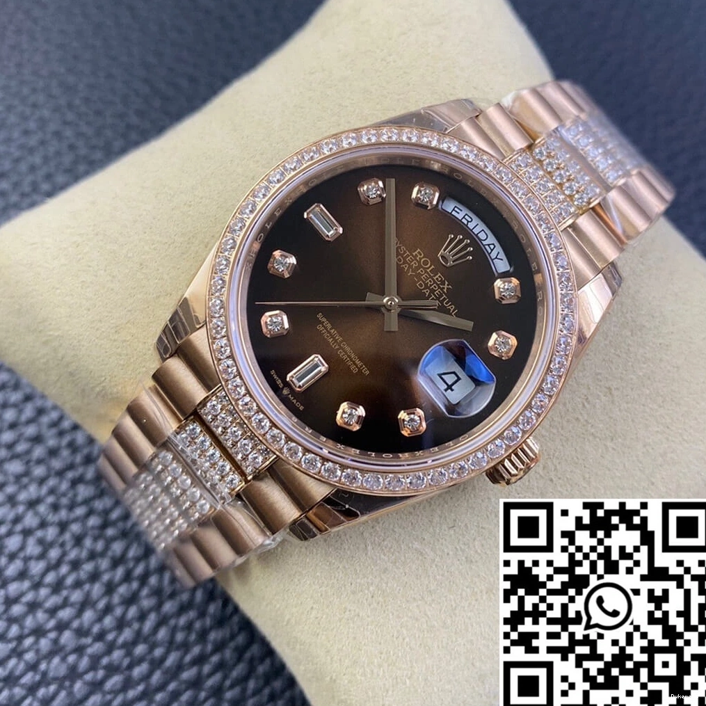 996 M128345rbr-0041 Day Rolex Factory Date Strap EW Comfortable Diamond 0812